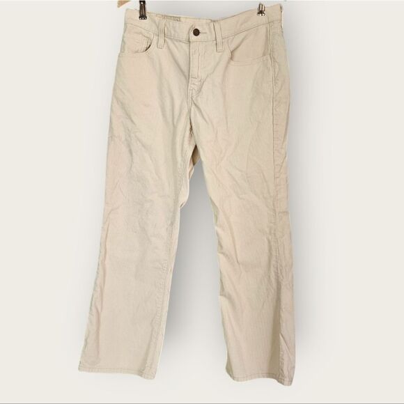 LEVI'S Middy Ankle Bootcut Ribbed Corduroy Flare Leg Trouser Pants Safari Tan 29 - Picture 6 of 10